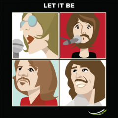Ilustração Personalizada Beatles