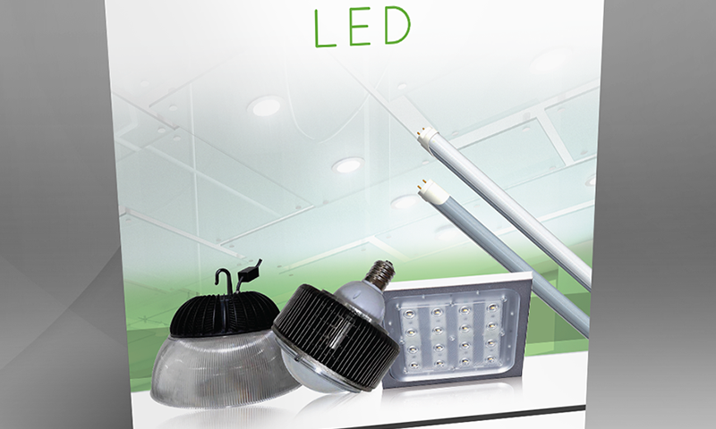 Design de Catálogo para Lâmpadas LED